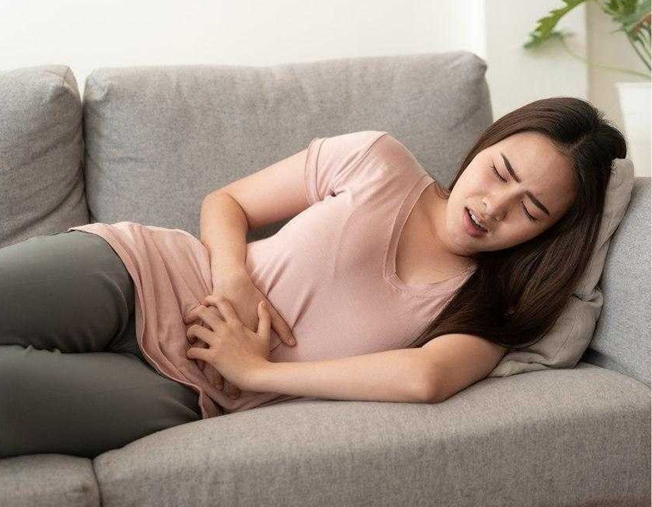 Woman Suffering Cramps